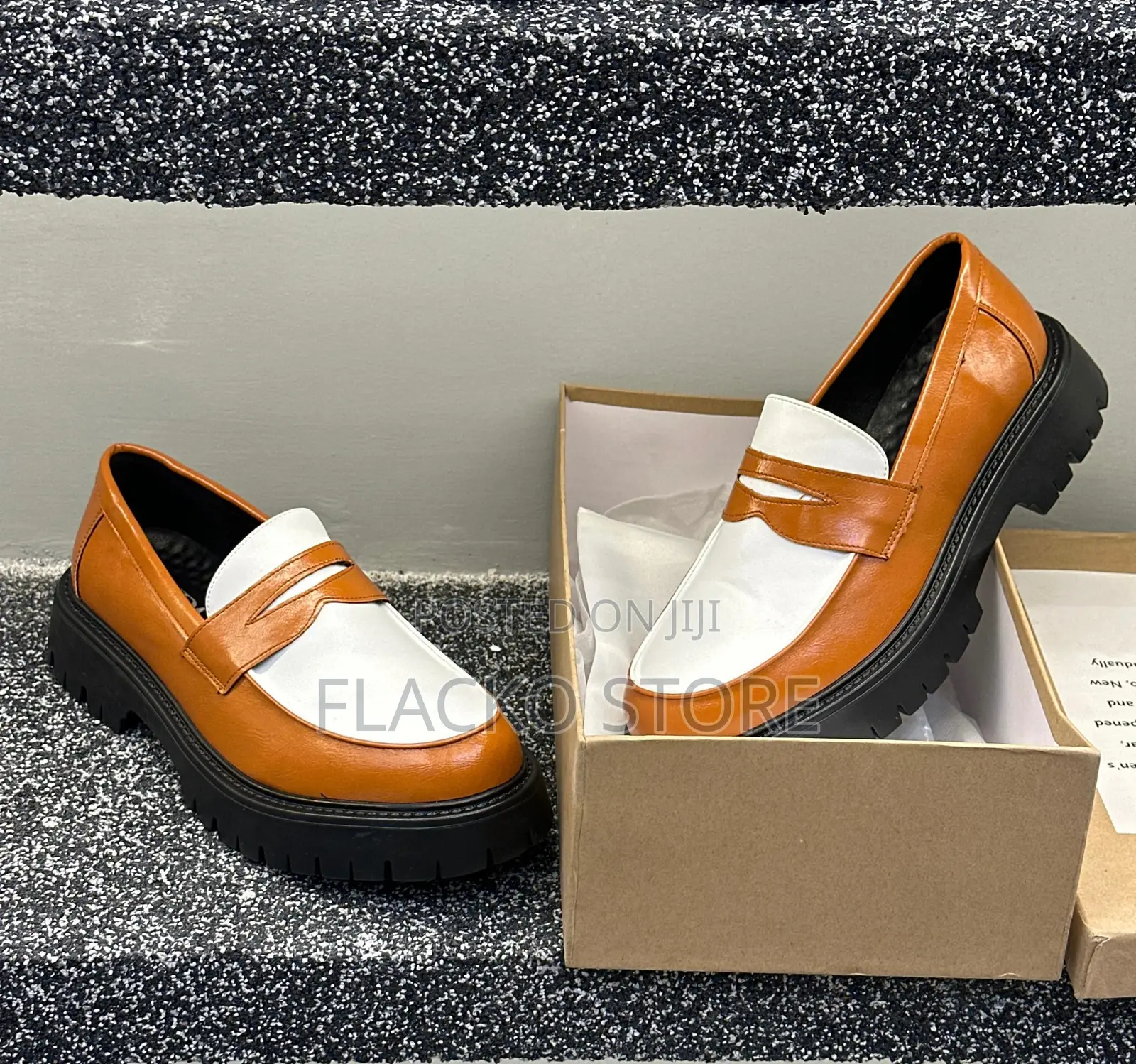 Original Zara Derby Chunky Loafers Shoes
