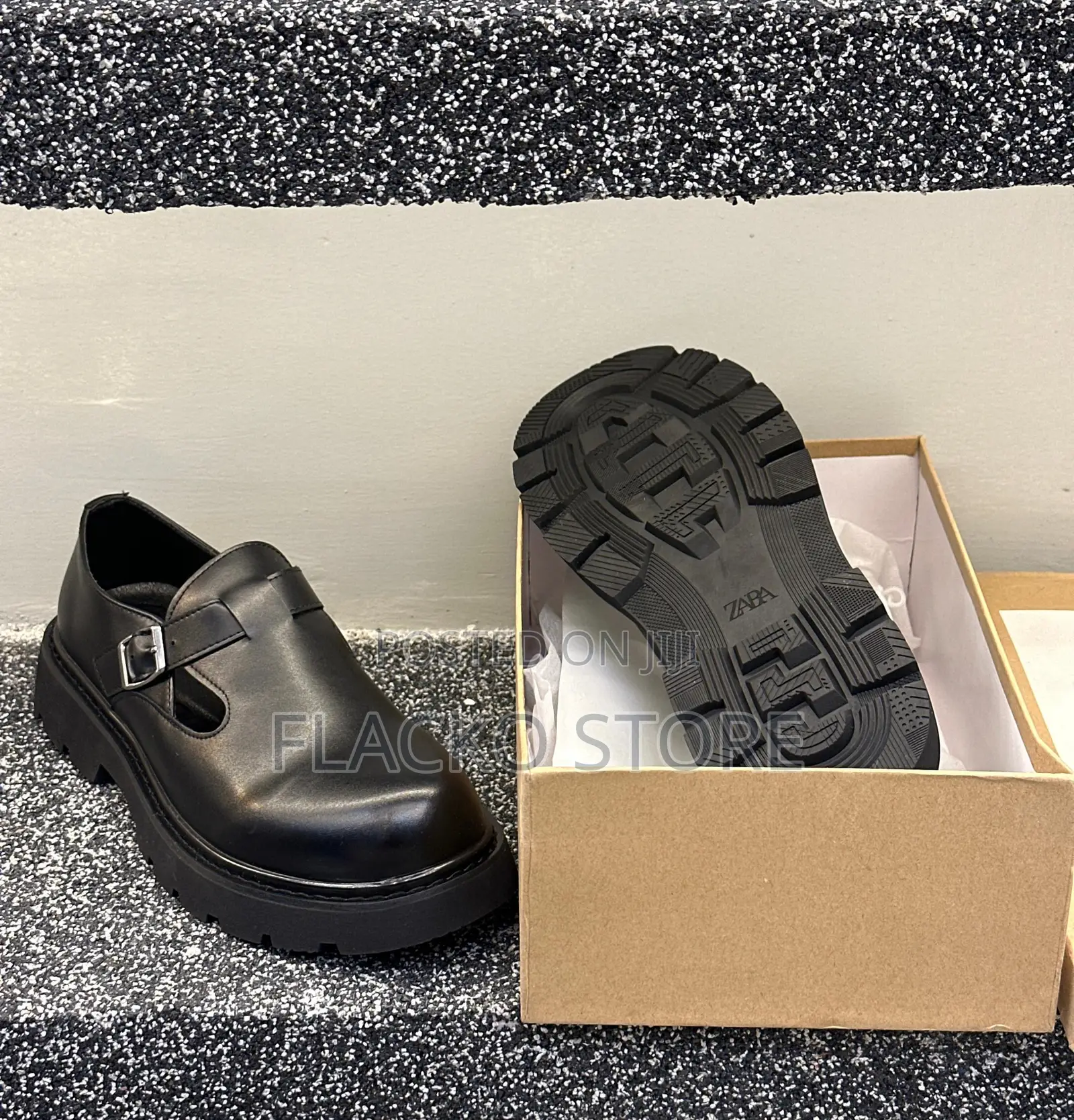 Original Zara Derby Chunky Loafers Shoes