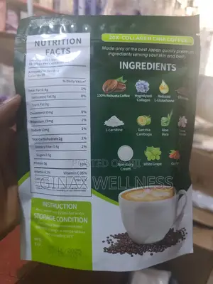 20x Collagen and Chia Coffee Powder for Beauty and Weight Loss