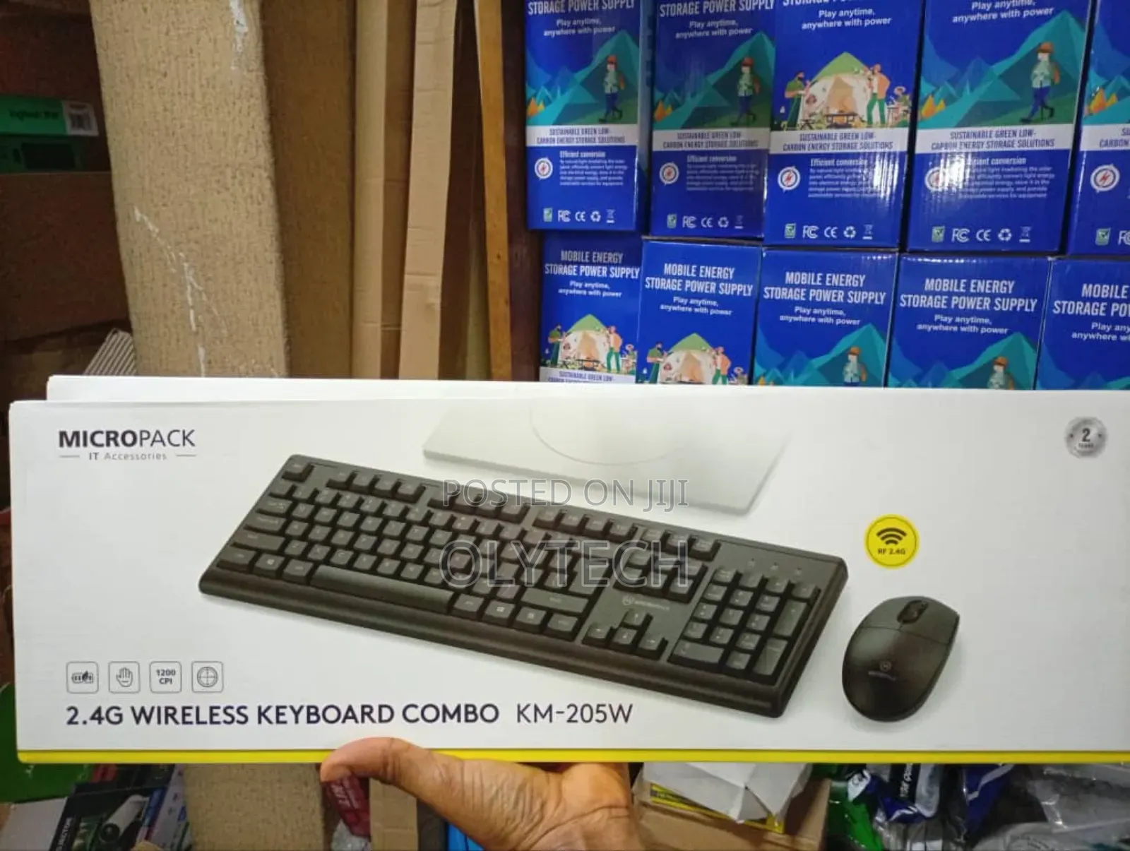 Micropack Wireless Keyboard Mouse Combo Km-205w