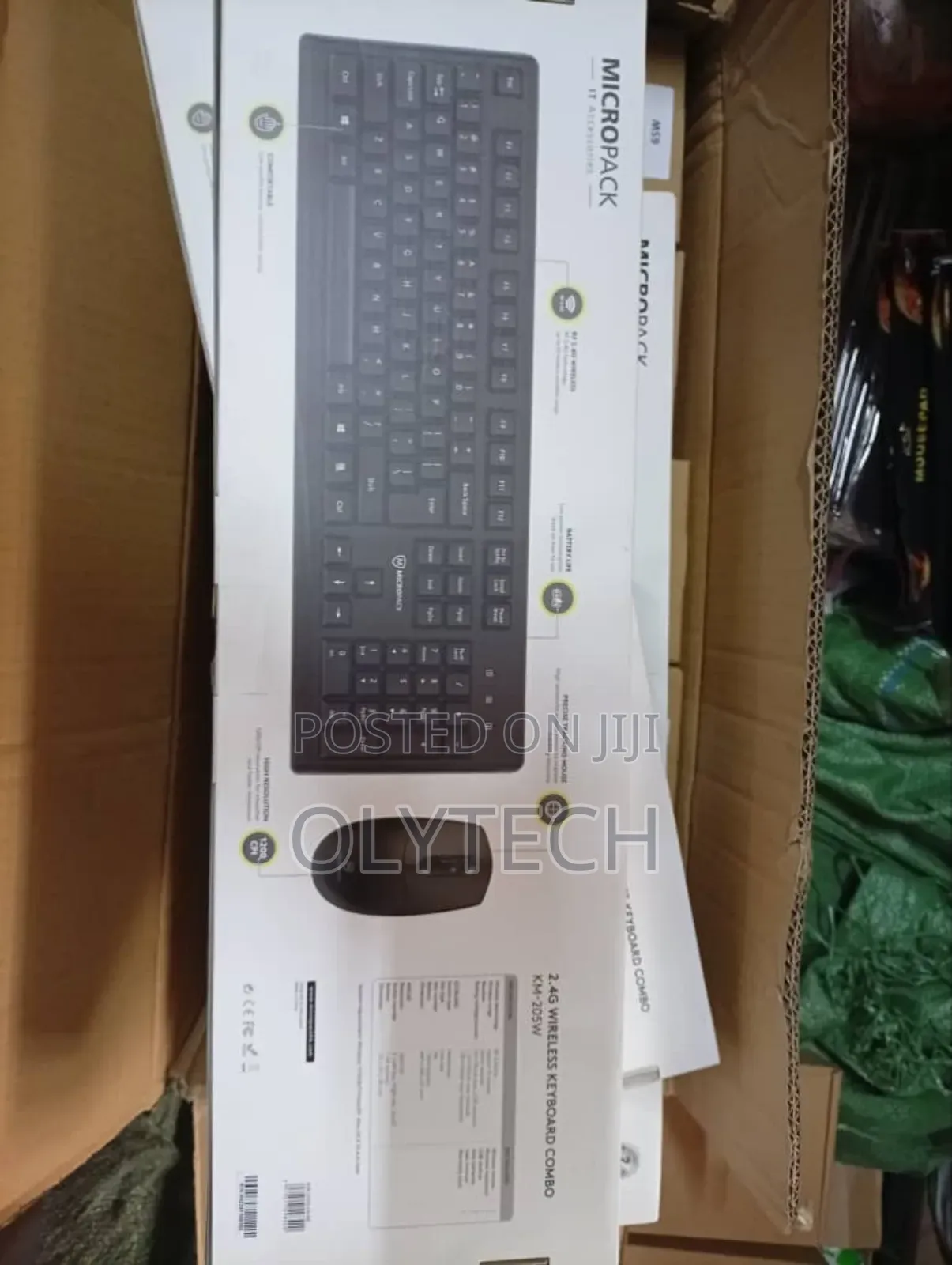 Micropack Wireless Keyboard Mouse Combo Km-205w