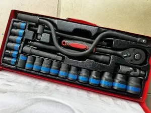 Heavy Duty Socket Set Black 1/2”