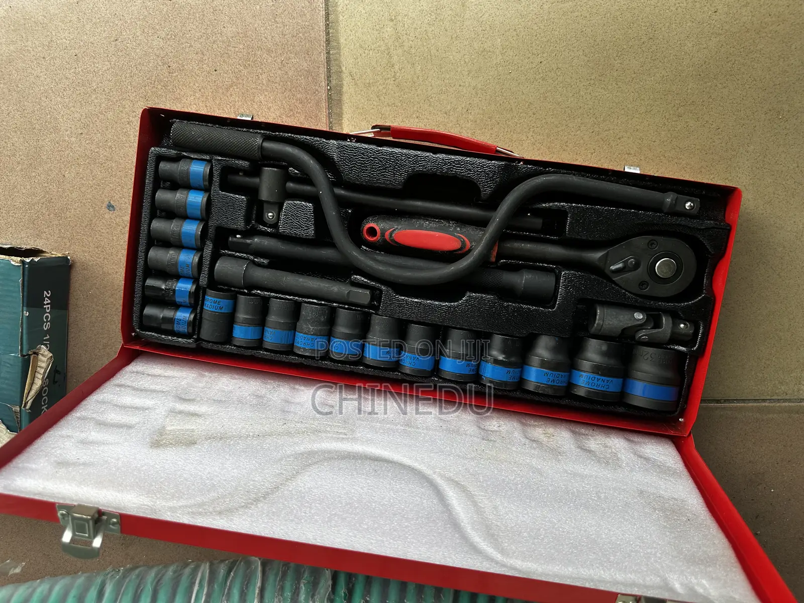 Heavy Duty Socket Set Black 1/2”