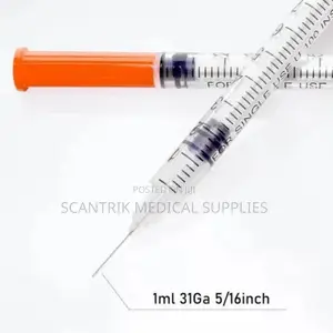 Comfortable Grip Insulin Syringe for Easy Handling