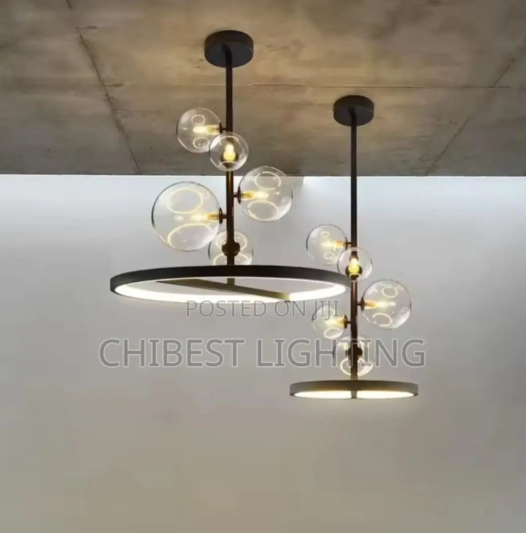Modern Glass Bubble Pendant Light