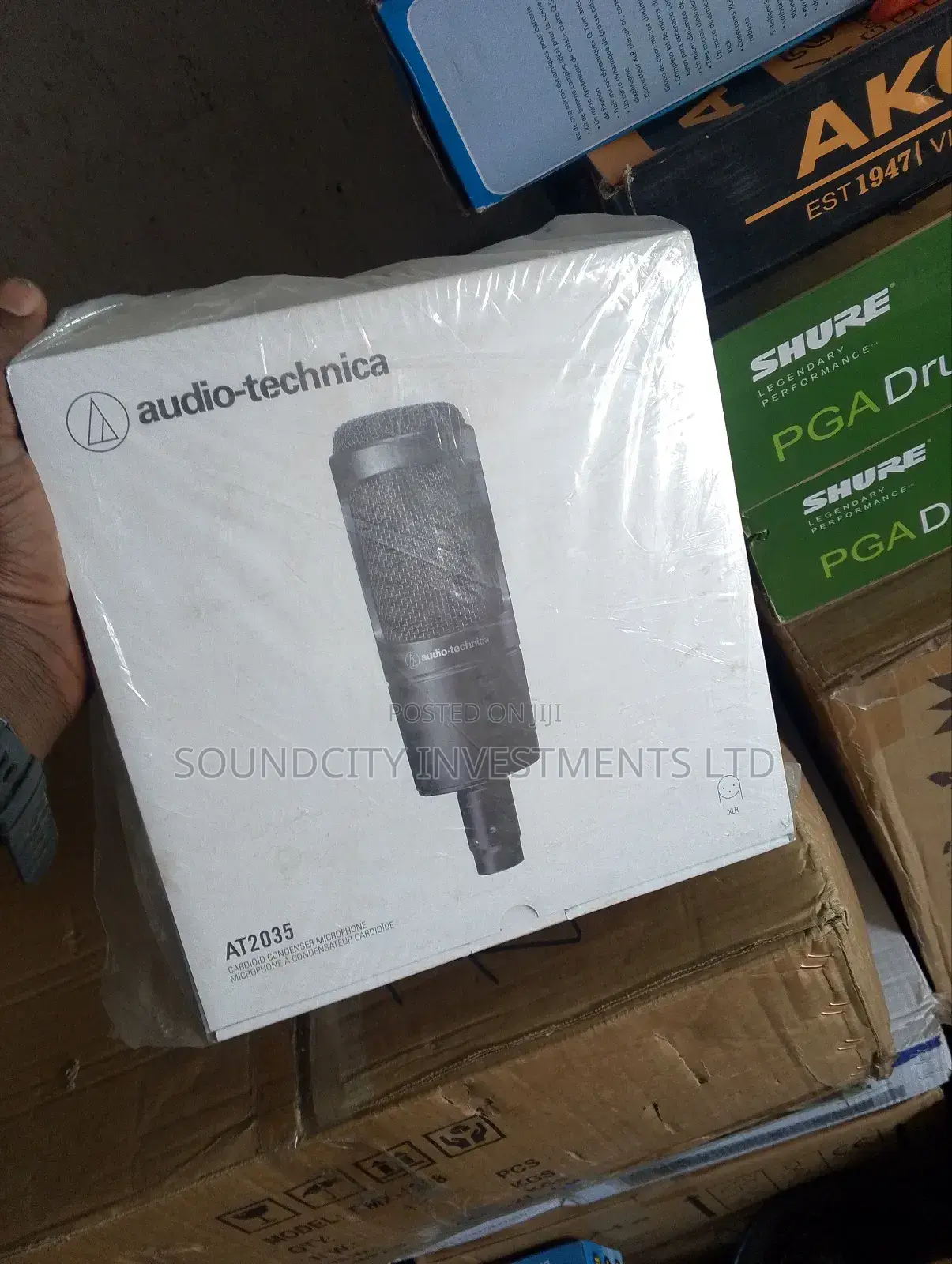 Audio Technica At2035 Cardioid Studio Microphone.