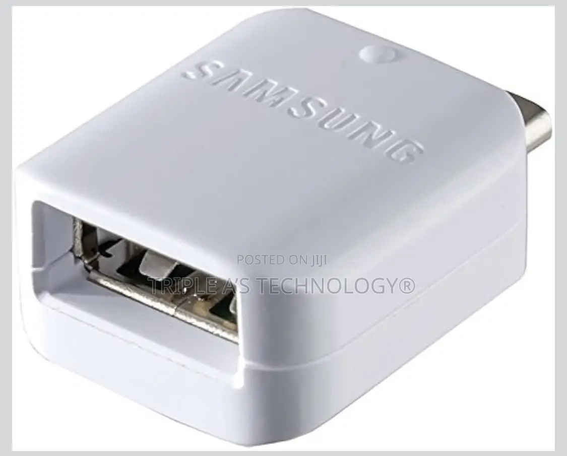 Samsung Oem on-the-Go Otg (Usb) to (Usb-C) Adapter - Glossy Black