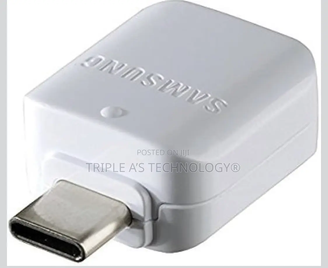 Samsung Oem on-the-Go Otg (Usb) to (Usb-C) Adapter - Glossy Black