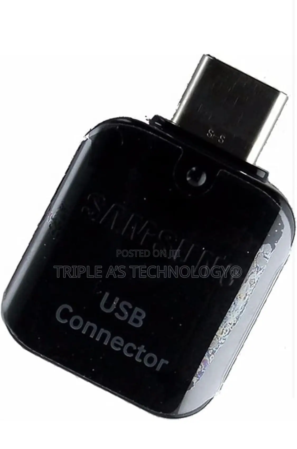 Samsung Oem on-the-Go Otg (Usb) to (Usb-C) Adapter - Glossy Black