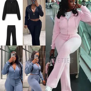 Zara High Quality Wide Leg Track Set