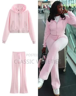 Zara High Quality Wide Leg Track Set