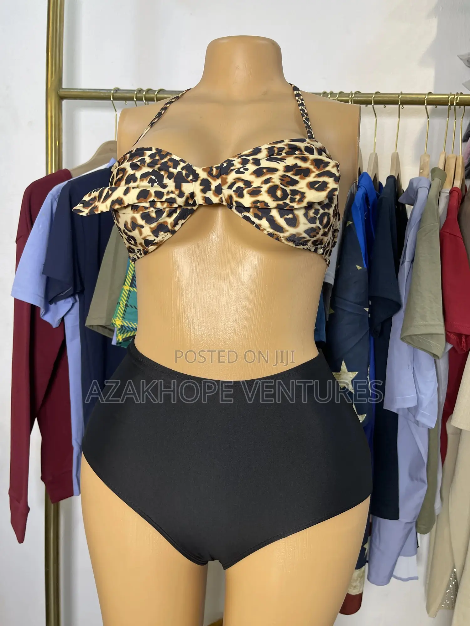 Two-piece Leopard-print Bikini