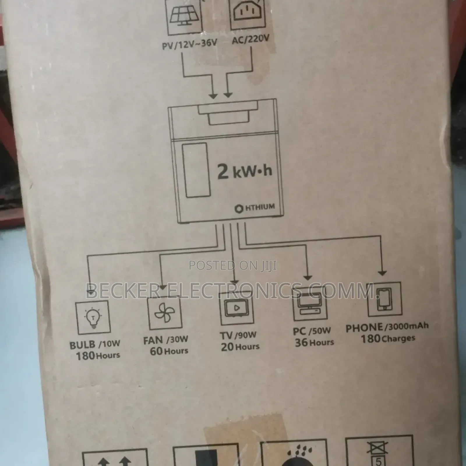 Hithium Hero Ee Solar Generator Power Source