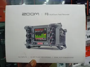 Zoom F6 Mulit Track Field Recorder. Six Inputs.32 -Bit Float Recorder.