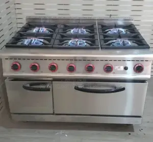 High Quality Commercial Gas Cooker 6burner With Carbon