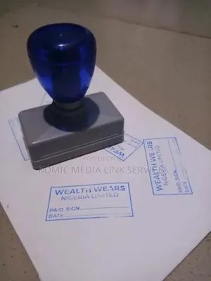 Customised Company Rubber Stamp