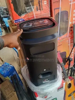 Exlg Rechargeable Karaoke System Party Box.