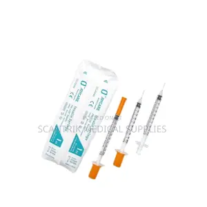 Insulin Syringe With Protective Needle Cap