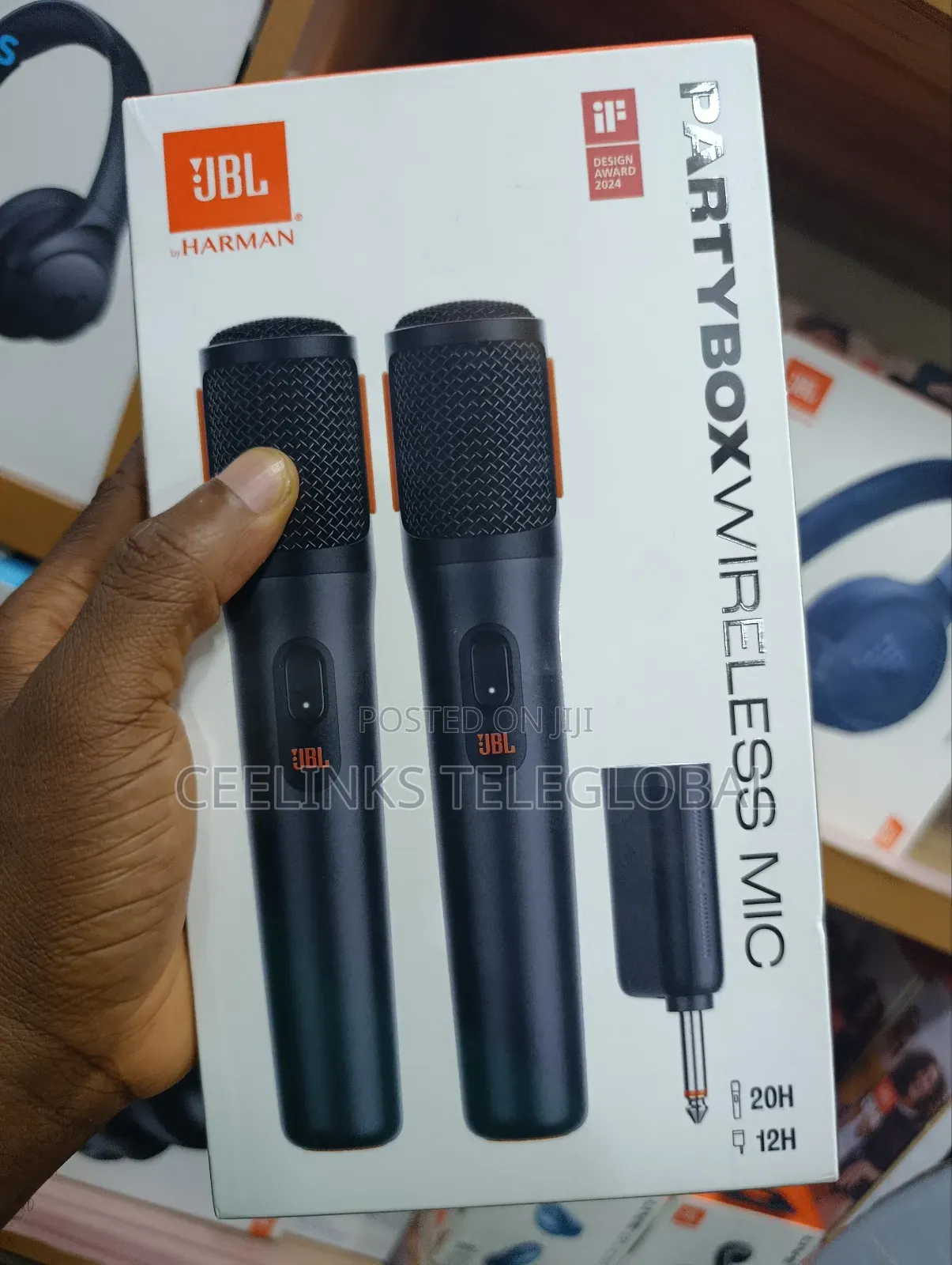 Jbl Digital Wireless Microphone For Partybox Speakers