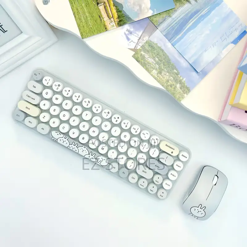 Mofii Wireless Keyboard Mouse Combo | Cute Aesthetic Set