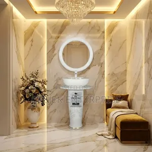 Luxuxry Standing Basin With Mirrow