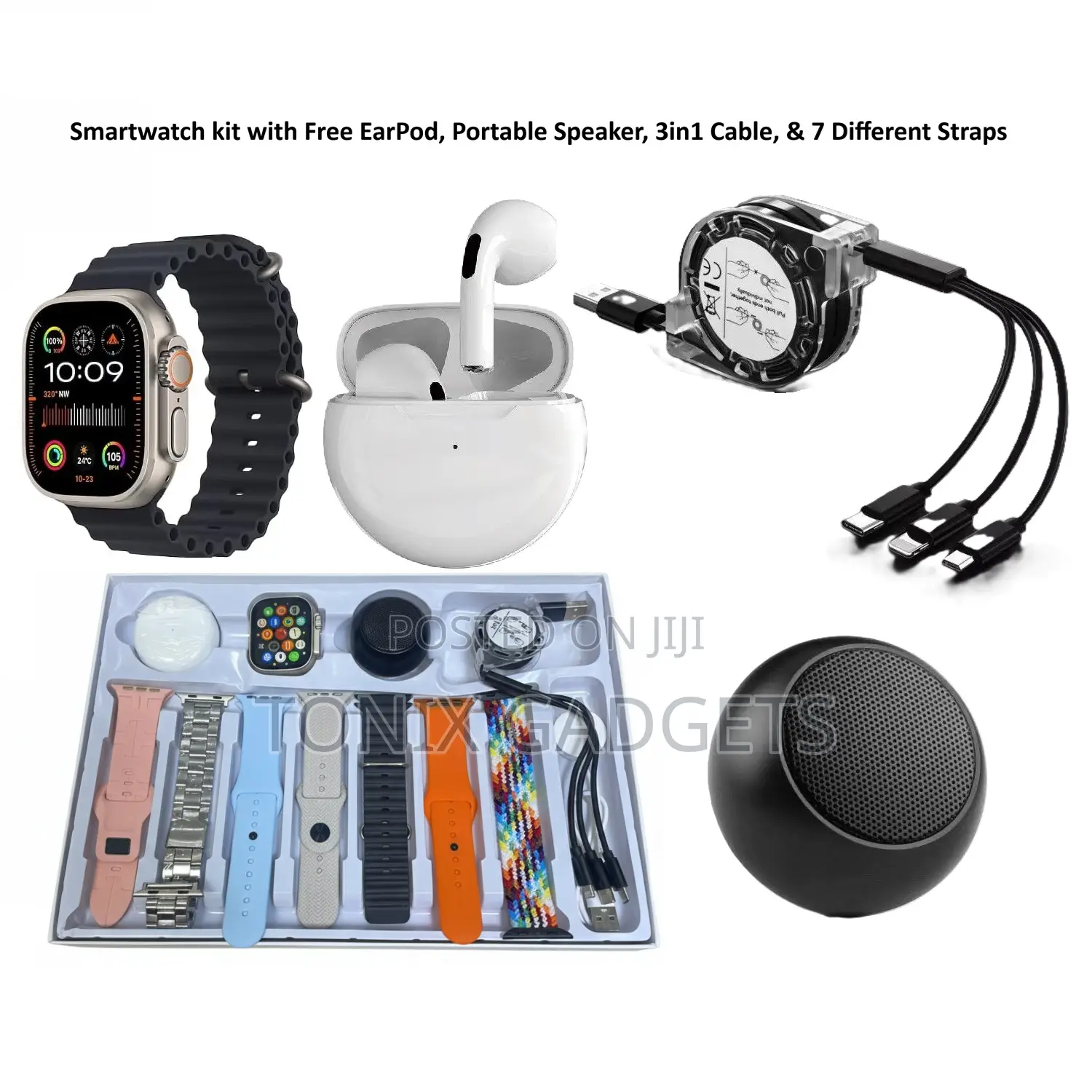 D99 Smartwatch With Unique Accessories