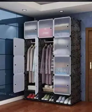 3 Partition Plastic Wardrobe L