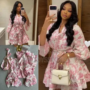 Flora Printed Flare Dress–Elegant Stylish Women’S Casual, Party Outfit