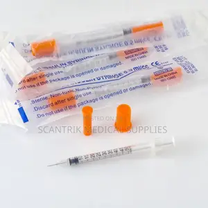 Insulin Syringe With High-Visibility Markings