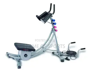Ab Coaster Pro Machine With Digital Meter Twister Dumbbells