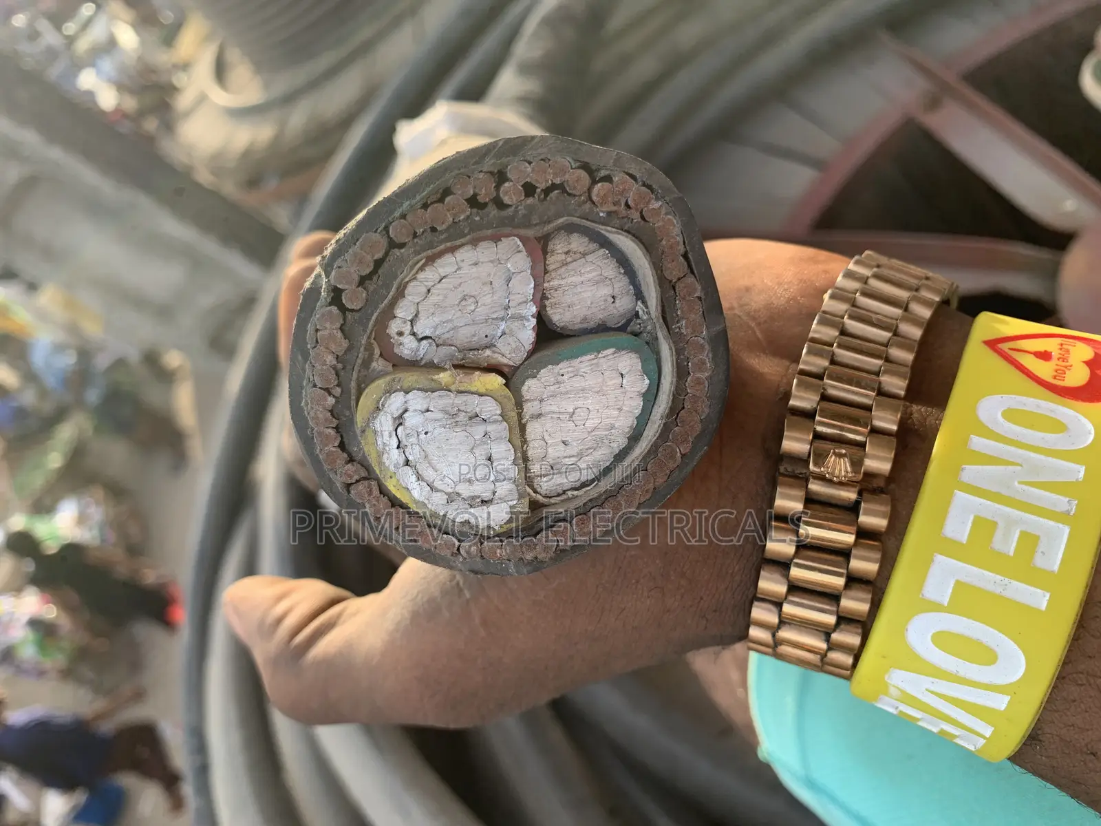 185mm4core Aluminium Cable