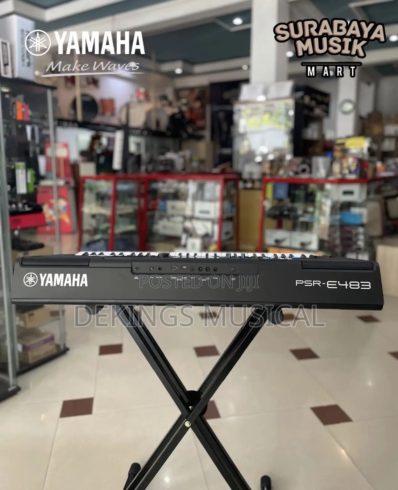 Yamaha PSR-E483 Portable Keyboard 61 Keys