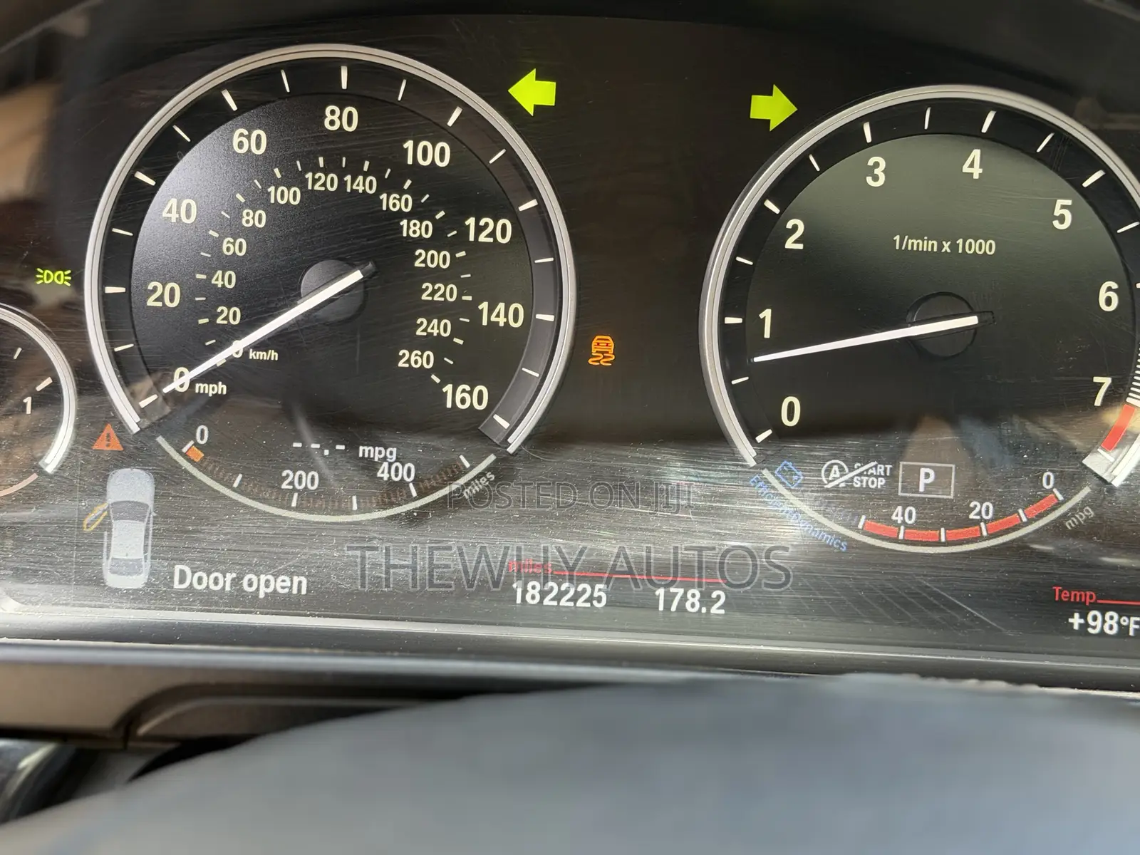 BMW 535i 2013 Black