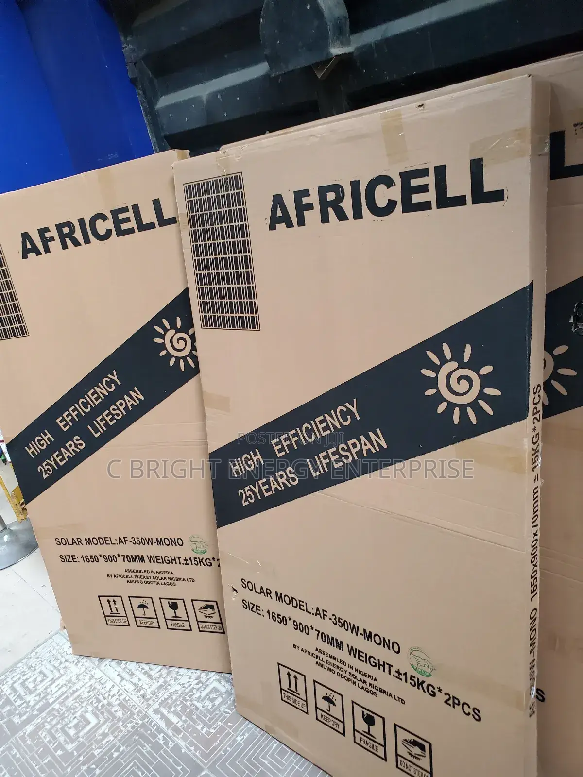 350watts Africell Solar Panels