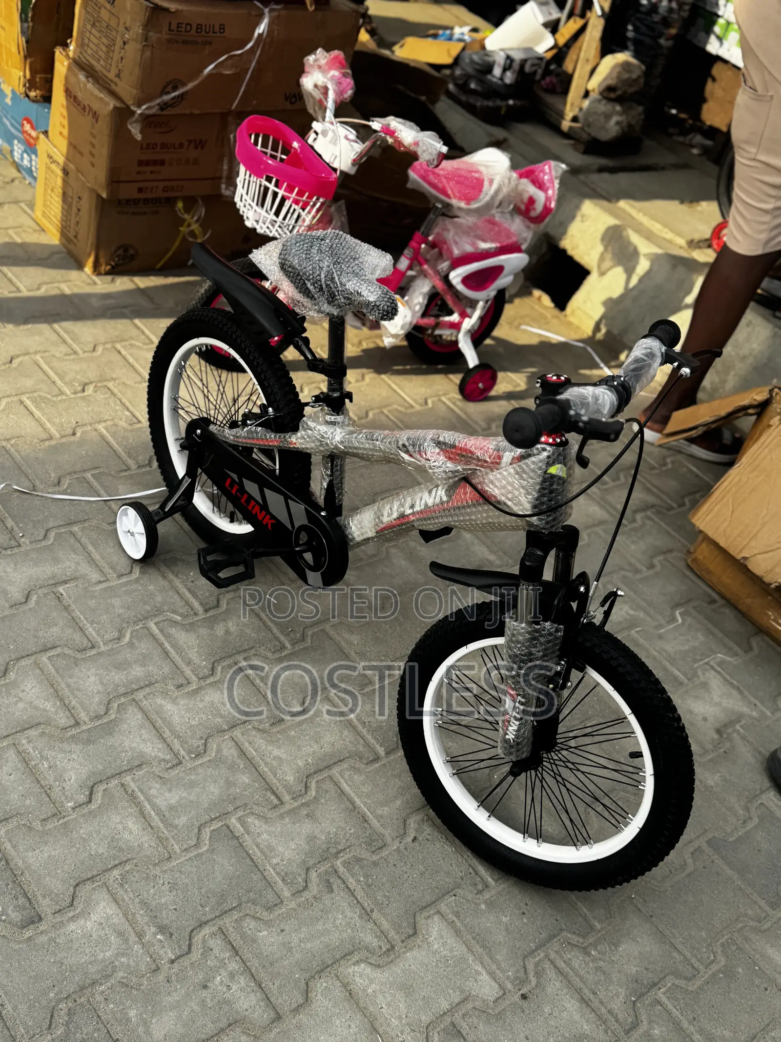 Sport Bicycle With Training Wheels