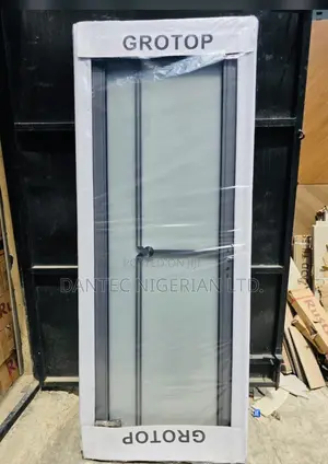 Aluminum Glass Toilet Door 750mm