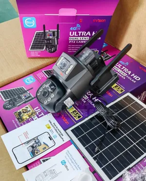 Ubox Dual Lens 4g Solar PTZ Camera