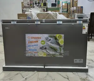 Snowsea 390 Liters Double Door Deep Chest Freezer | Bd-600 Glass