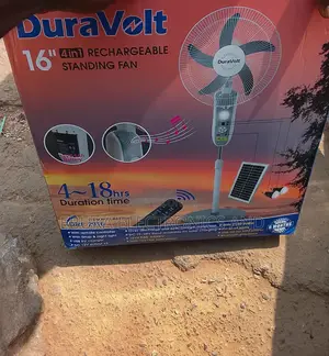 Duravolt Rechargeable Standing Fan Is Available