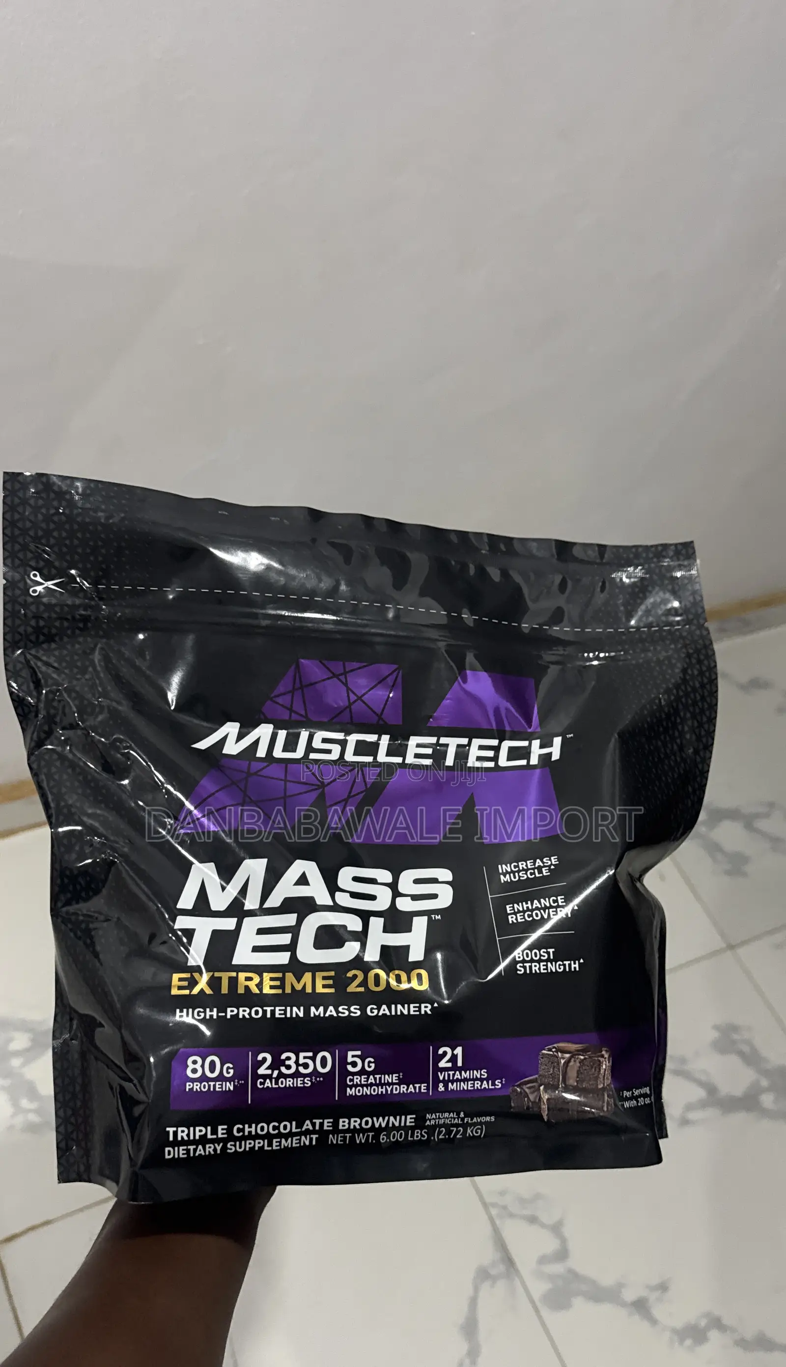 Muscle Tech Mass Tech Extreme 2000 Mass Gainer High Protein