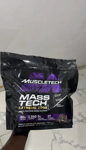 Muscle Tech Mass Tech Extreme 2000 Mass Gainer High Protein