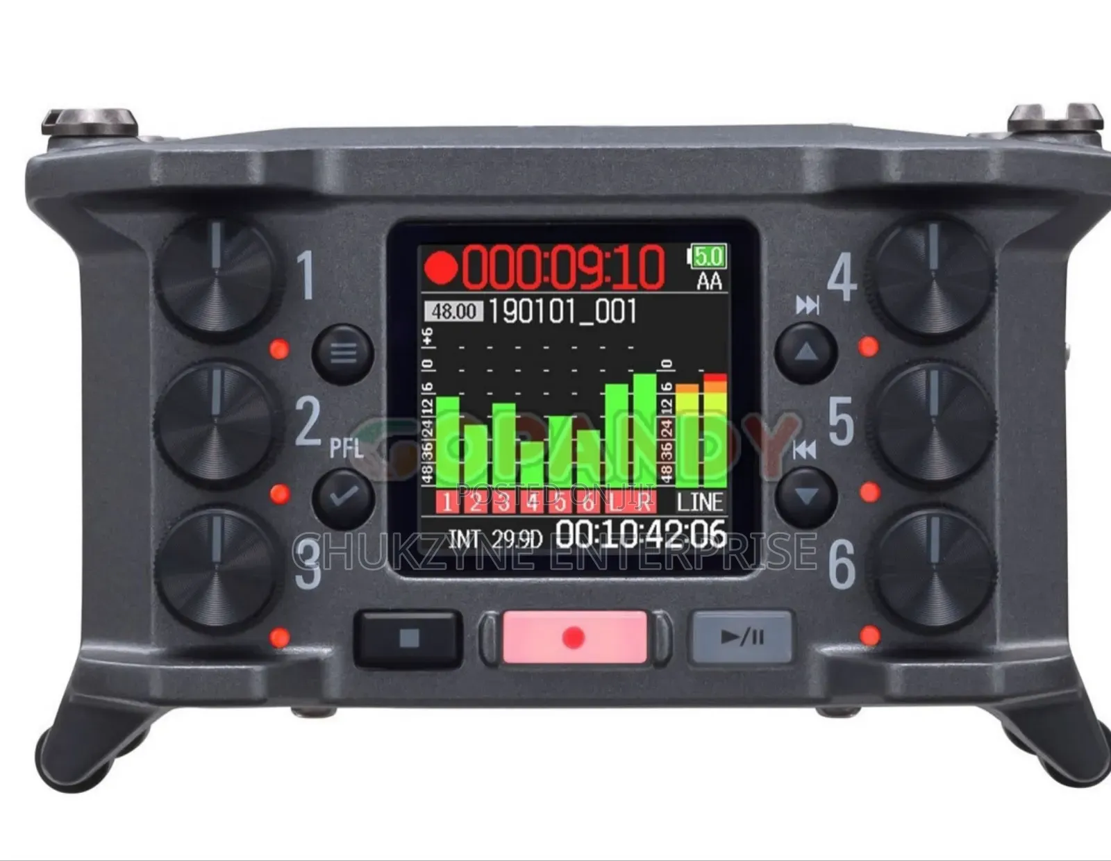 Zoom F6 Mulit Track Field Recorder. Six Inputs.32 -Bit Float Recorder.