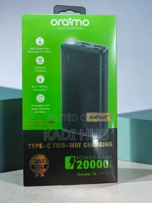 Oraimo Power Bank- 20000mah