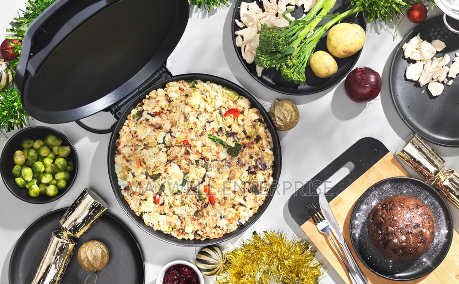 Progress Family Multi Grill Multicooker With Xl Cooking Surface