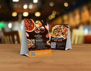 Hotel and Restaurant Tent Card/Menu