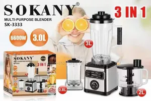 Sokany 3in1 Quality Multi-Purpose Blender