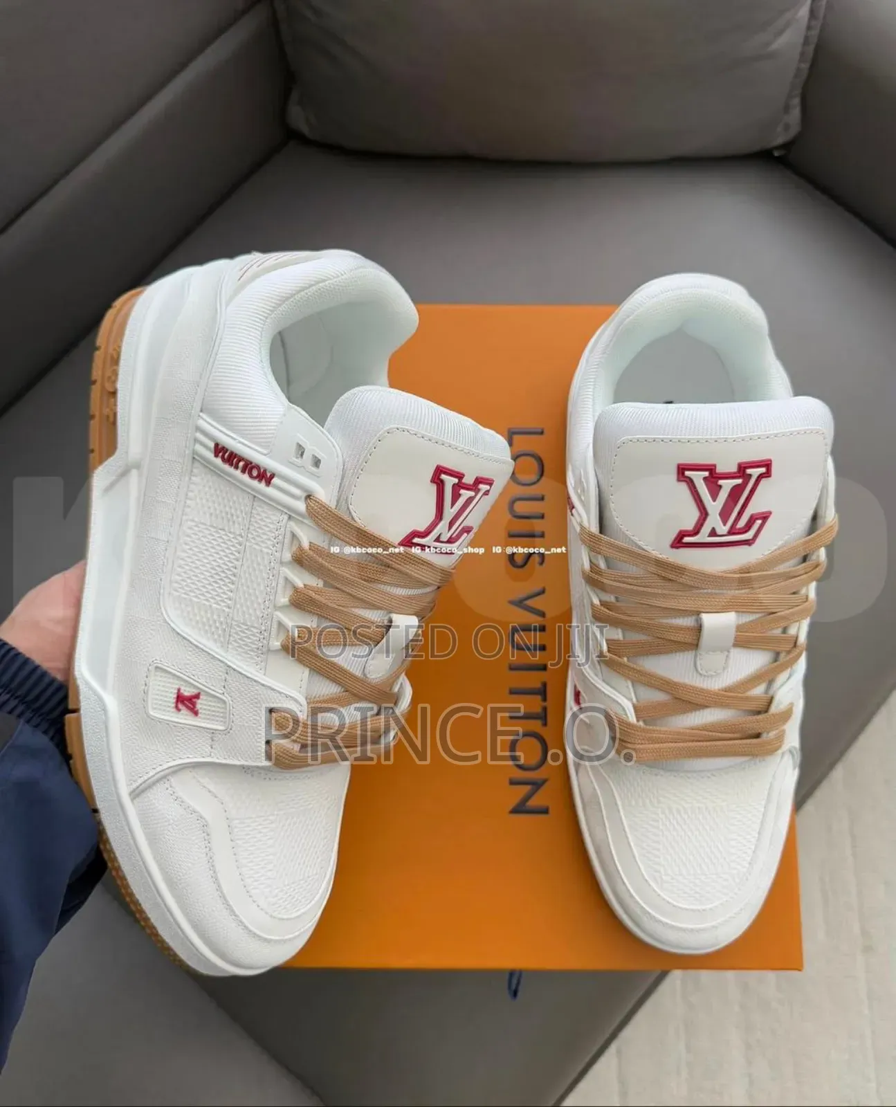 Off White Louis Vuitton Luxury Sneakers