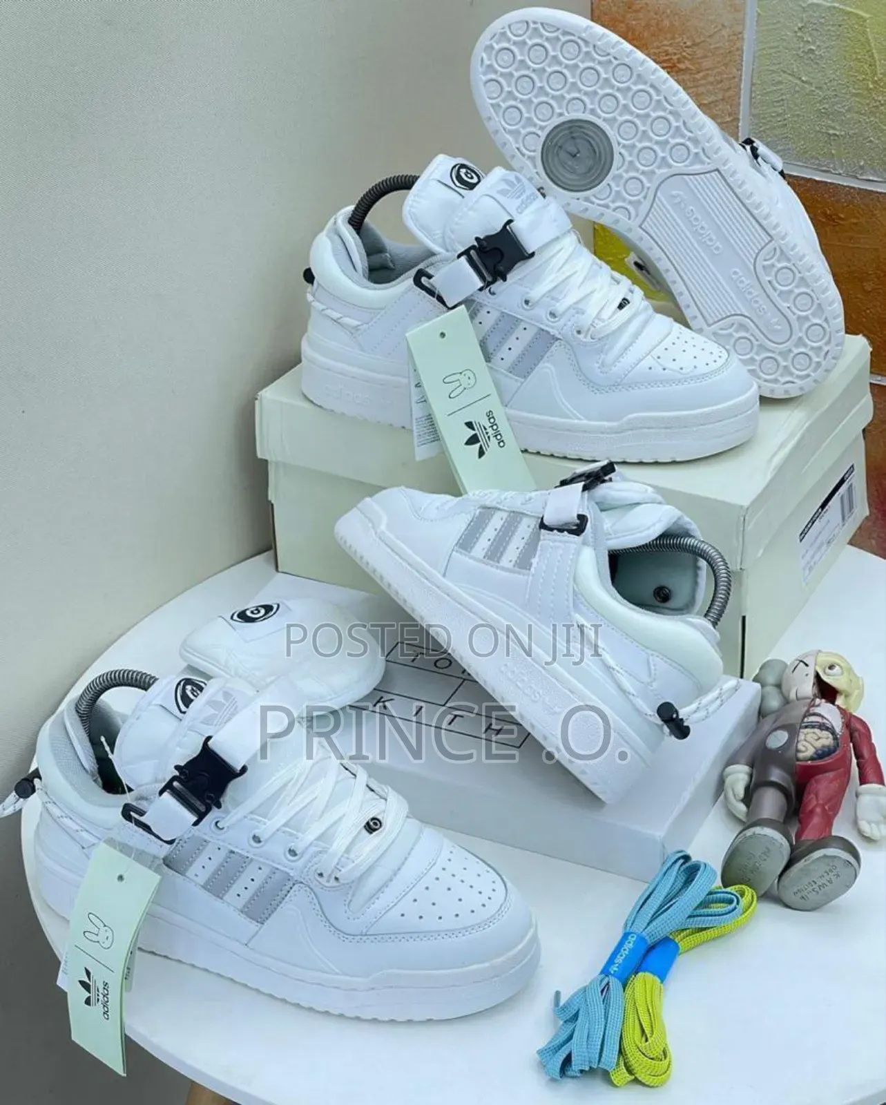 Crystal White Bad Bunny  Sneakers