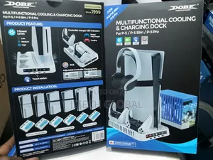 Ps5 Multifunctional Cooling Stand Charging Dock