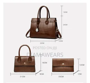 Brown Leather Work Office Leather Hand Bags